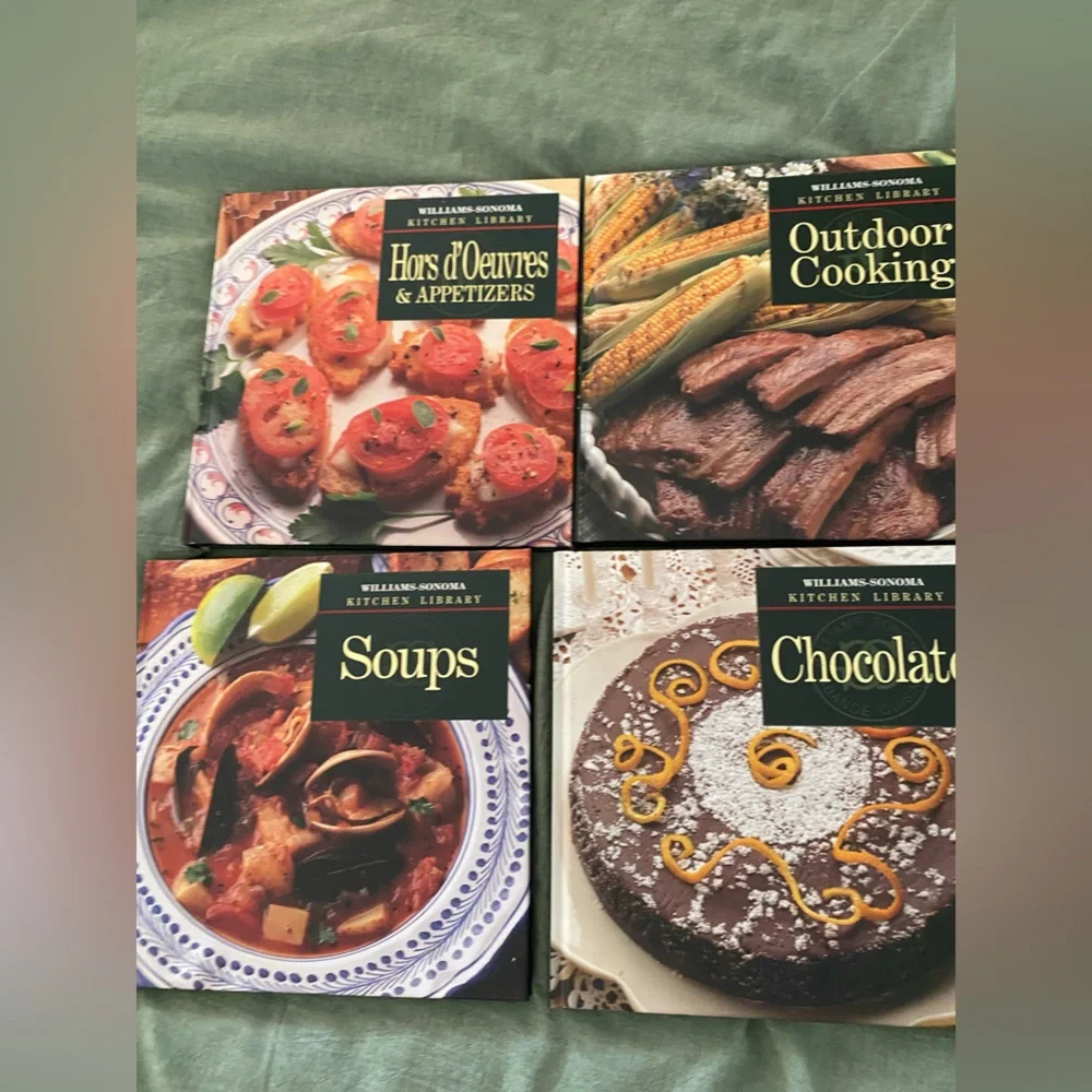 Williams & Sonoma Kitchen Library cookbook set of 10!!